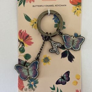 Lug Butterfly Keychain